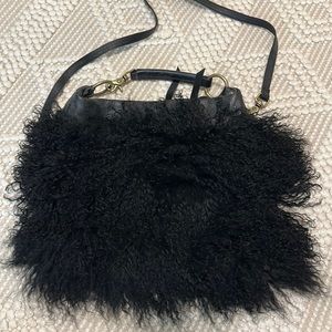 Foley & Corinna Mongolian Fur and leather bag
